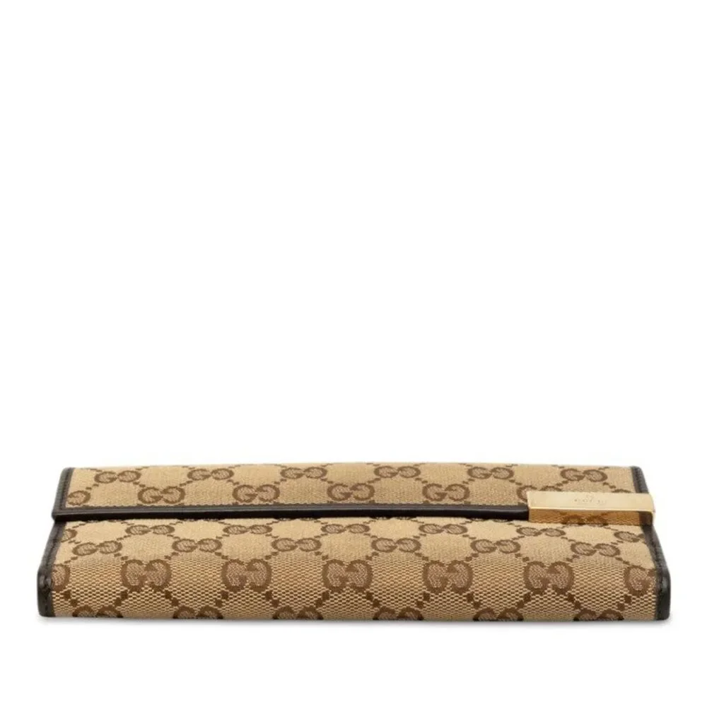 Gucci GG Canvas Long Wallet 257012